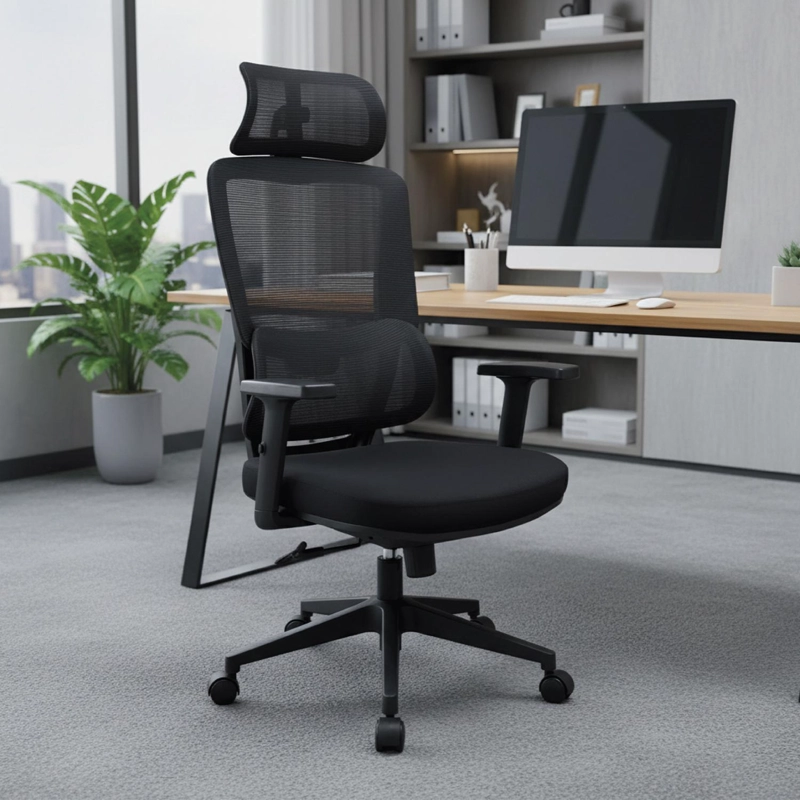 SILLA ESCRITORIO OFICINA ERGONOMICA RECLINABLE ERGOTECH LEVO - 2