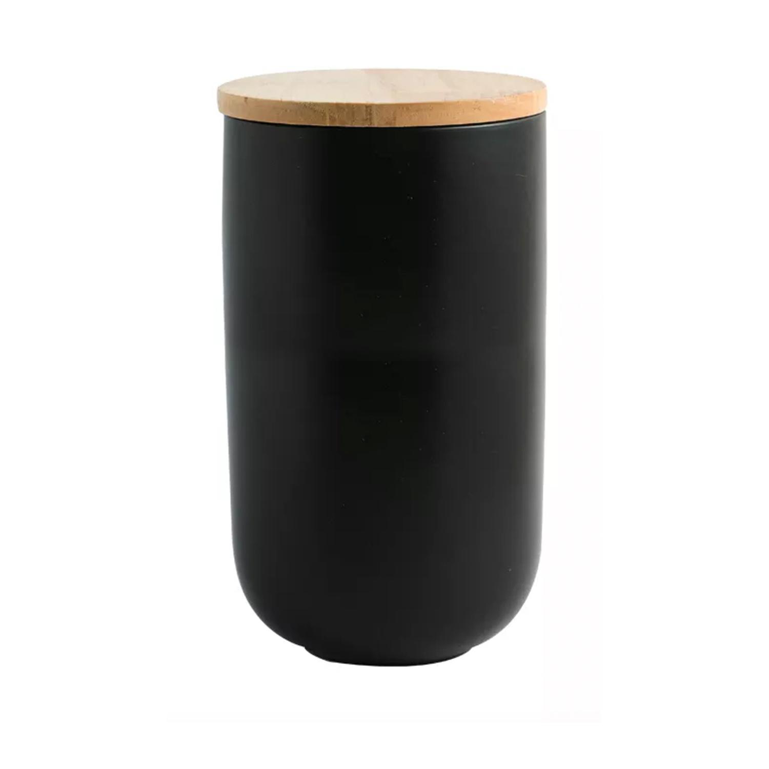CONTENEDOR DE CERAMICA HERME TICO TAPA MADERA L SIMPLIT