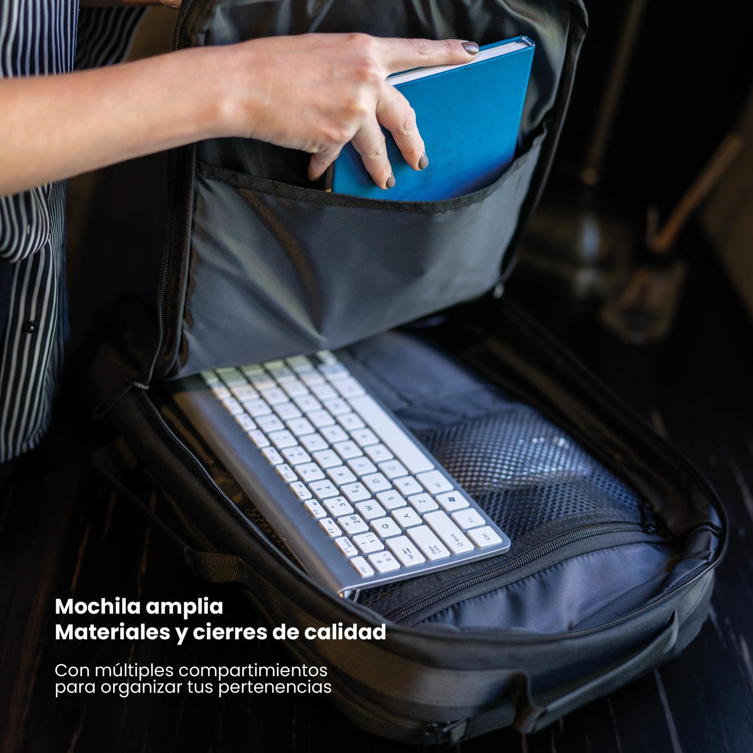 MOCHILA NOTEBOOK MANAGER 15,6' LEVO TAMAÑO TALLA UNICA - 5