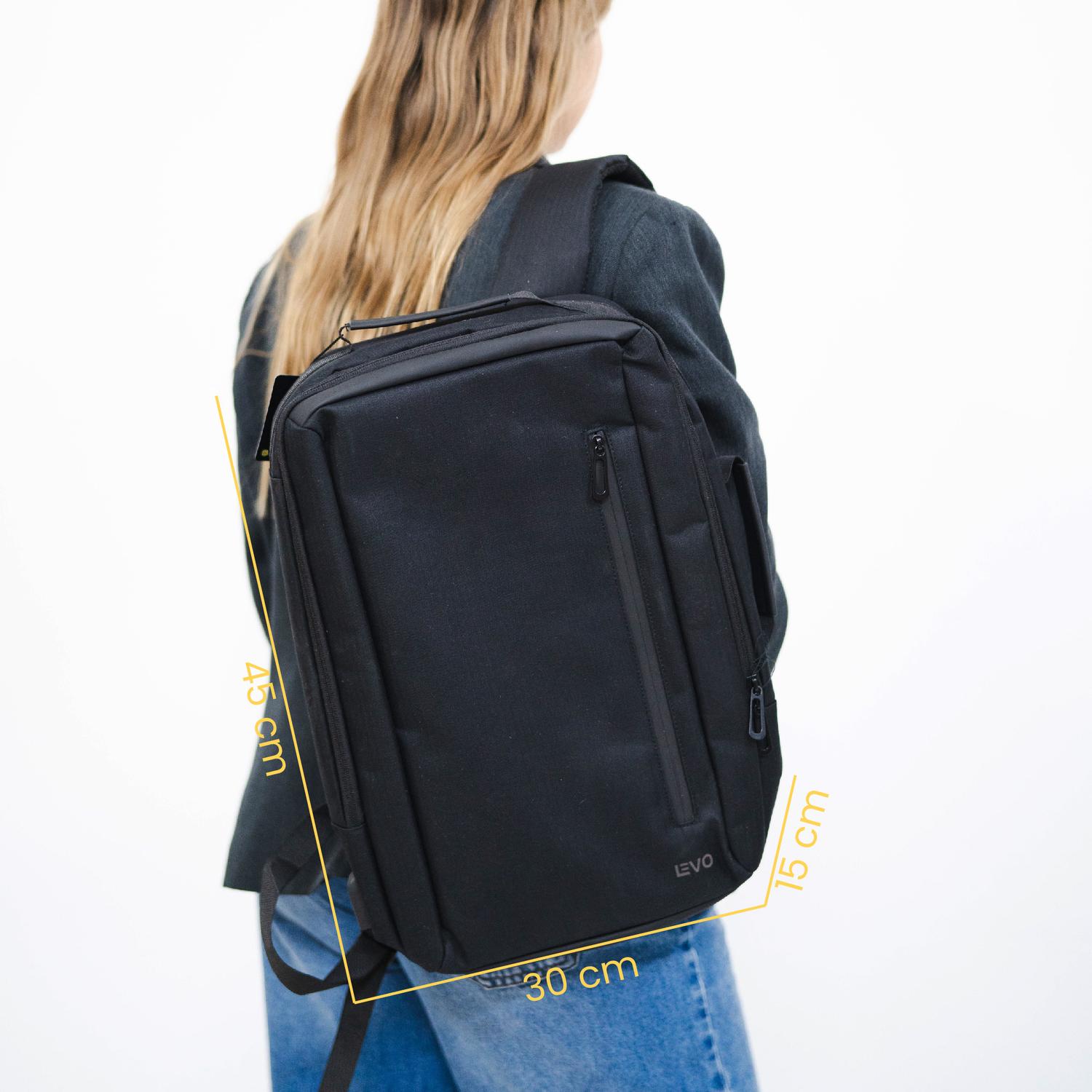 MOCHILA NOTEBOOK MANAGER 15,6' LEVO TAMAÑO TALLA UNICA - 7