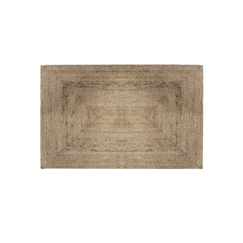 ALFOMBRA DE YUTE NATURAL DECORATIVA 120X170 CM ATMOSPHERA - 1