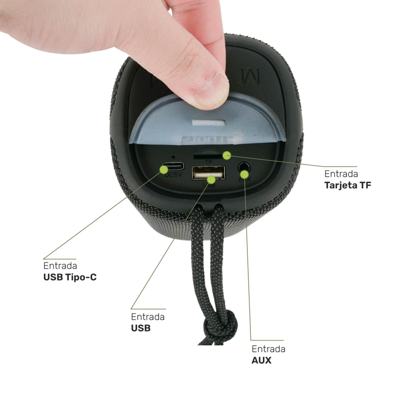 PARLANTE PORTATIL INALAMBRICO BLUETOOTH PULSE ON - 6