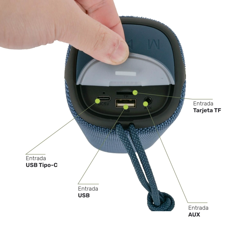 PARLANTE PORTATIL INALAMBRICO BLUETOOTH PULSE ON - 6