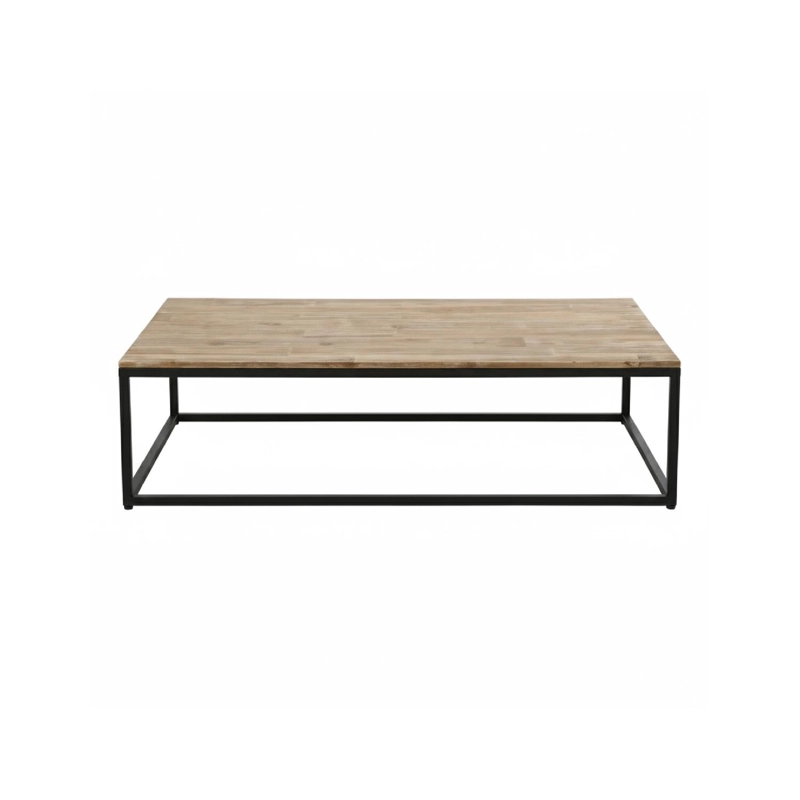 MESA DE CENTRO EDENA DISEÑO INDUSTRIAL MADERA Y METAL ATMOSPHERA - 1