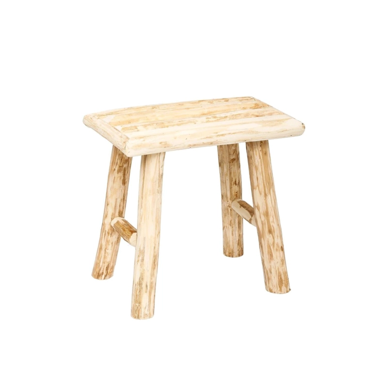 TABURETE DE MADERA WOODY NATURAL ATMOSPHERA - 1