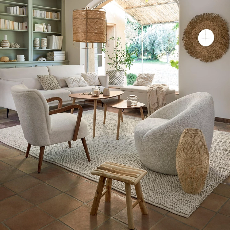 TABURETE DE MADERA WOODY NATURAL ATMOSPHERA - 2