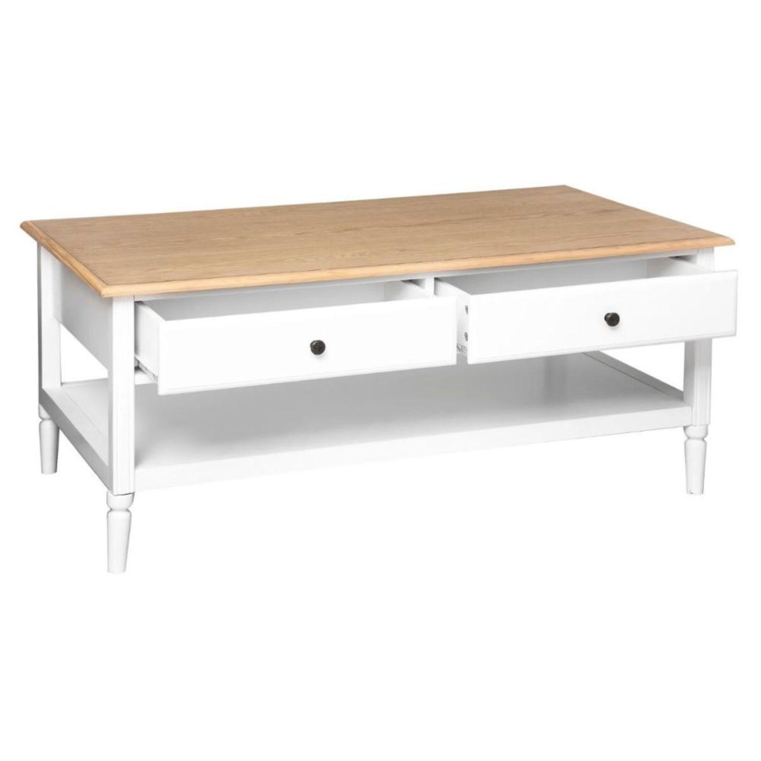 MESA DE CENTRO SOLEN 4 CAJONES 110 X 60 X 47 CM ATMOSPHERA - 3