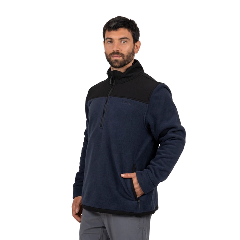 POLAR HOMBRE HALF ZIP TE RMICO CON BOLSILLOS SHAR LHOTSE - 4