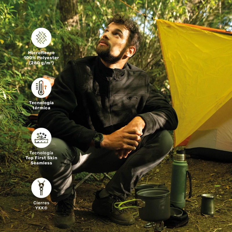 POLAR HOMBRE HALF ZIP TE RMICO CON BOLSILLOS SHAR LHOTSE - 6