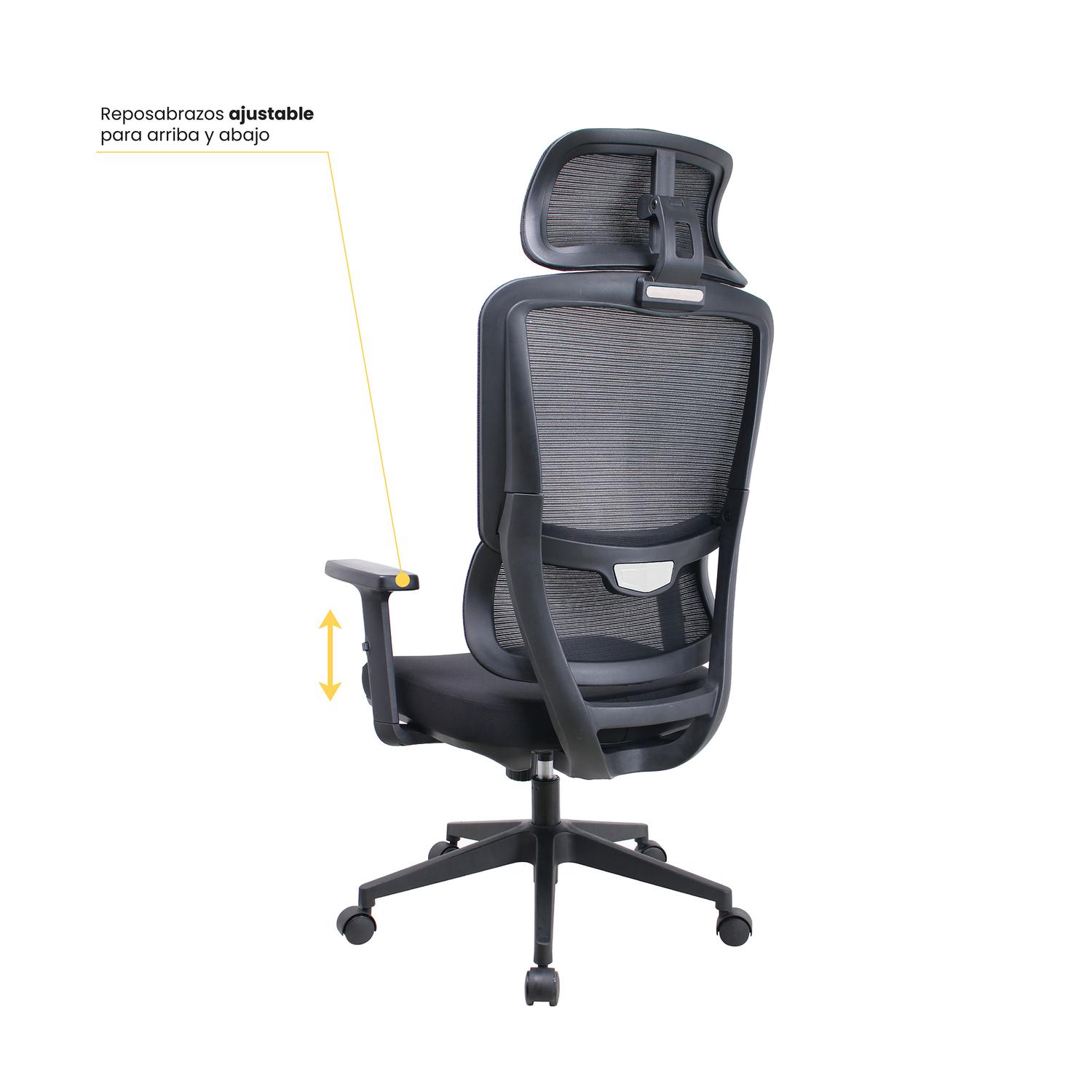 2 SILLAS ESCRITORIO OFICINA ERGONOMICA ERGOTECH LEVO - 4