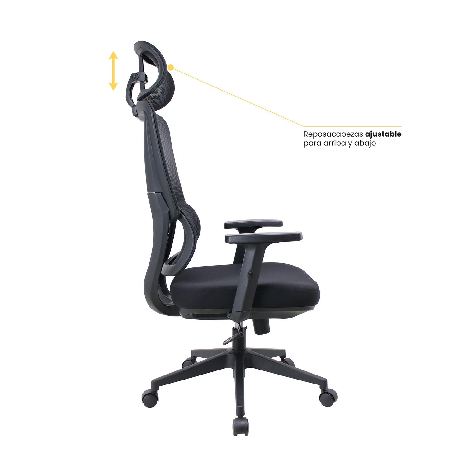 2 SILLAS ESCRITORIO OFICINA ERGONOMICA ERGOTECH LEVO - 5