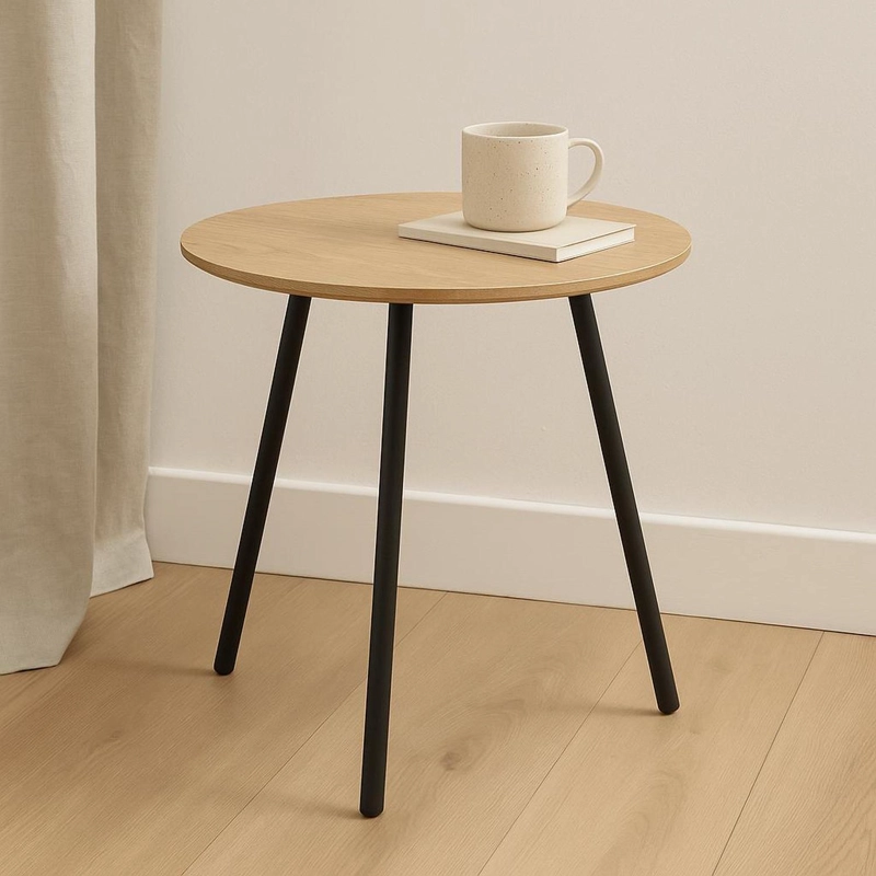 MESA LATERAL DE DISEÑO MODERNO MDF Y PVC DAY - 2