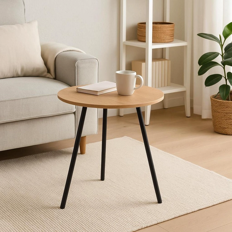 MESA LATERAL DE DISEÑO MODERNO MDF Y PVC DAY - 3
