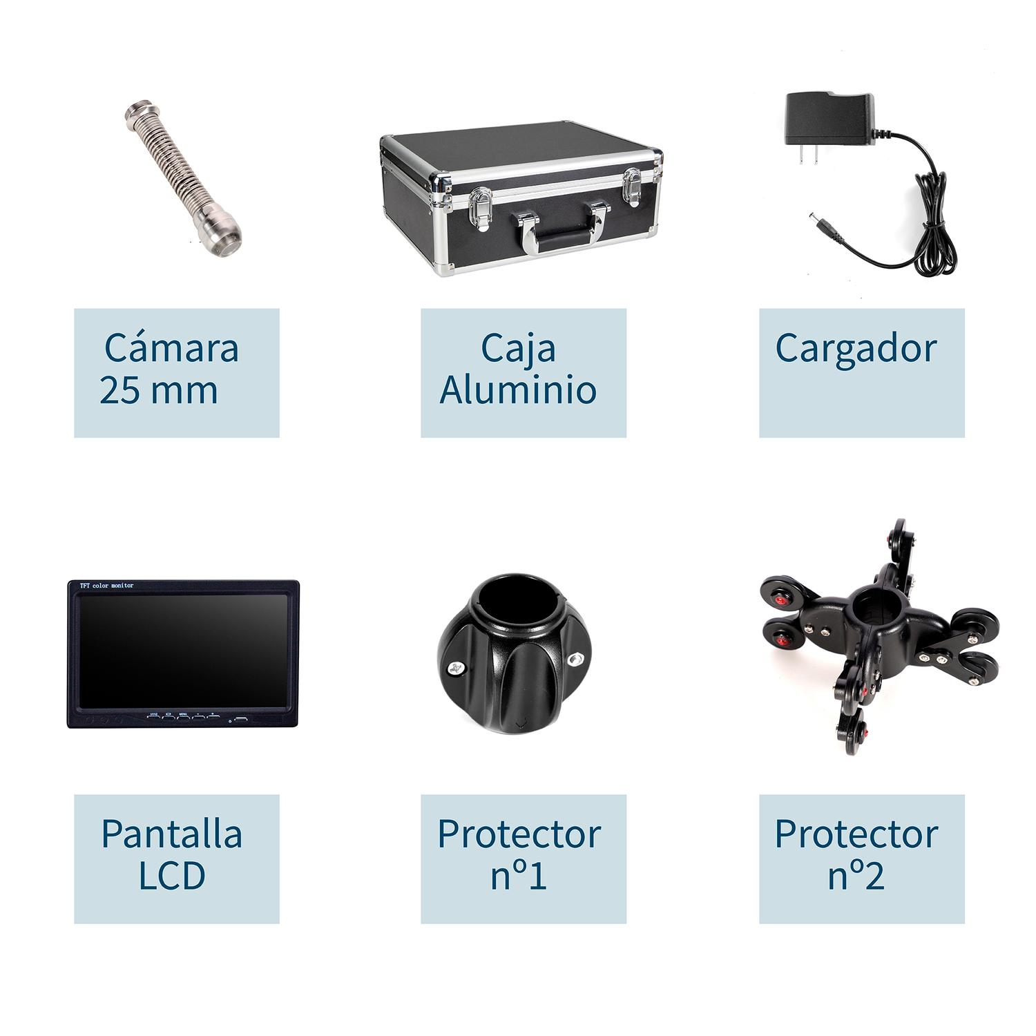CAMARA DE INSPECCION BAROSCOPIO CON SONDA 40 MTS H6 - 4