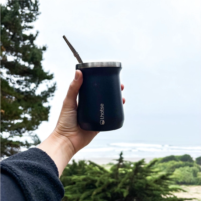 MATERA MATE MUG TE RMICO ACERO INOXIDABLE CON BOMBILLA LHOTSE - 2