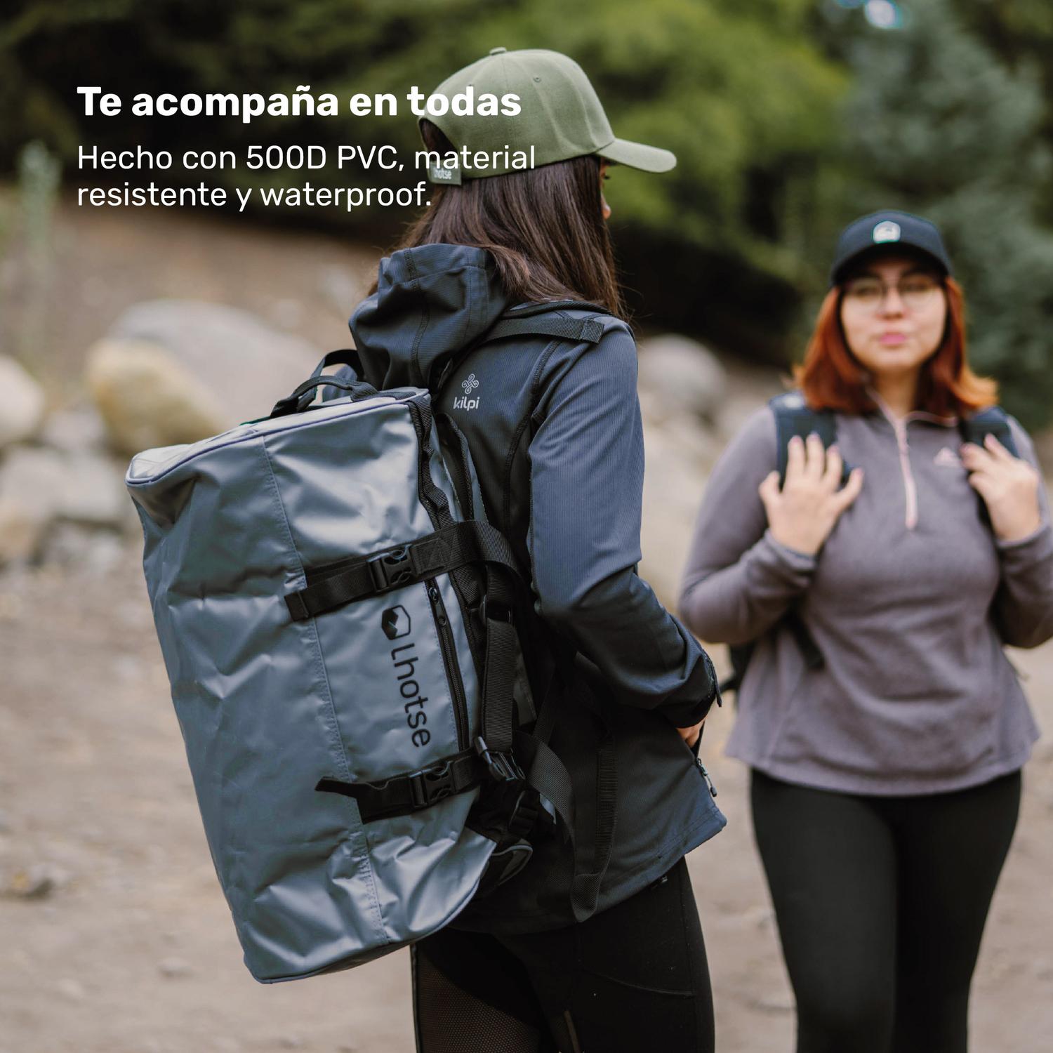 BOLSO DEPORTIVO IMPERMEABLE DUFFEL 30 LTS LHOTSE TAMAÑO TALLA UNICA - 5