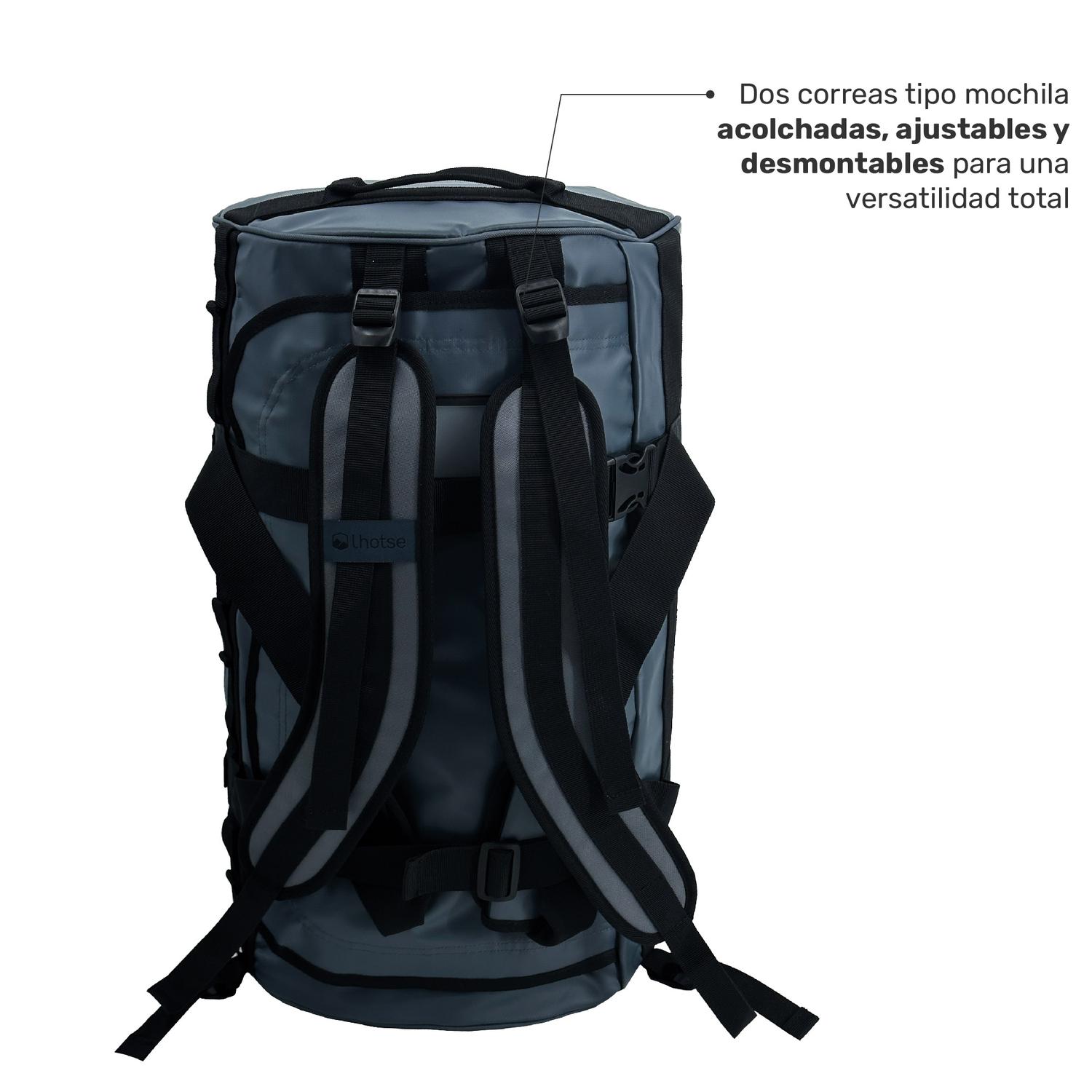 BOLSO DEPORTIVO IMPERMEABLE DUFFEL 30 LTS LHOTSE TAMAÑO TALLA UNICA - 6