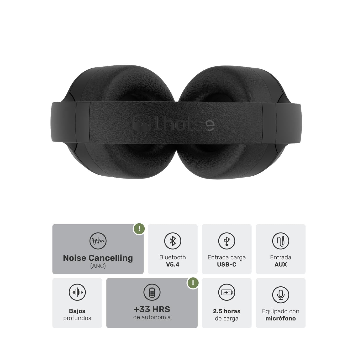 AUDIFONOS BLUETOOTH INALAMBRICO BEATMASTER ANC - 3
