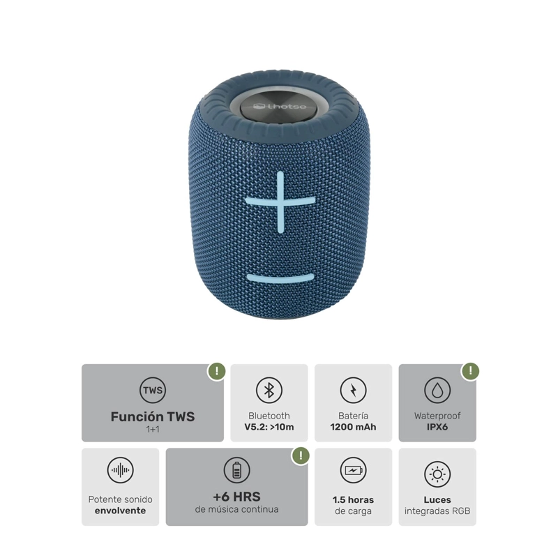 PARLANTE PORTATIL INALAMBRICO BLUETOOTH TRIPGO - 3