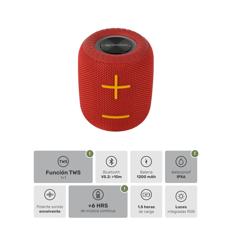 PARLANTE PORTATIL INALAMBRICO BLUETOOTH TRIPGO - 3