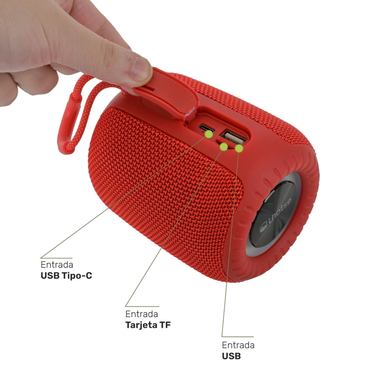 PARLANTE PORTATIL INALAMBRICO BLUETOOTH TRIPGO - 6