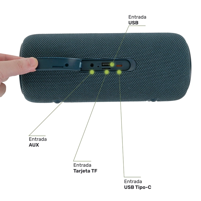PARLANTE PORTATIL INALAMBRICO BLUETOOTH JOURNEY - 5
