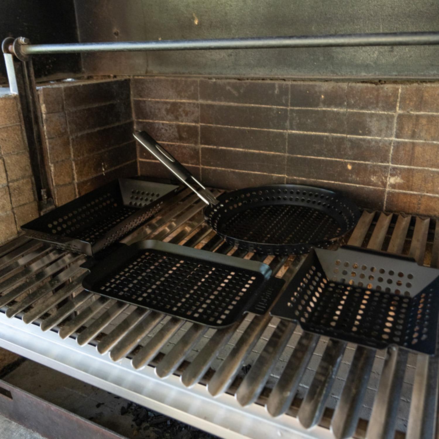 BANDEJA PARA PARRILLA 30 CM MANGO DESMONTABLE DANGRILL - 4