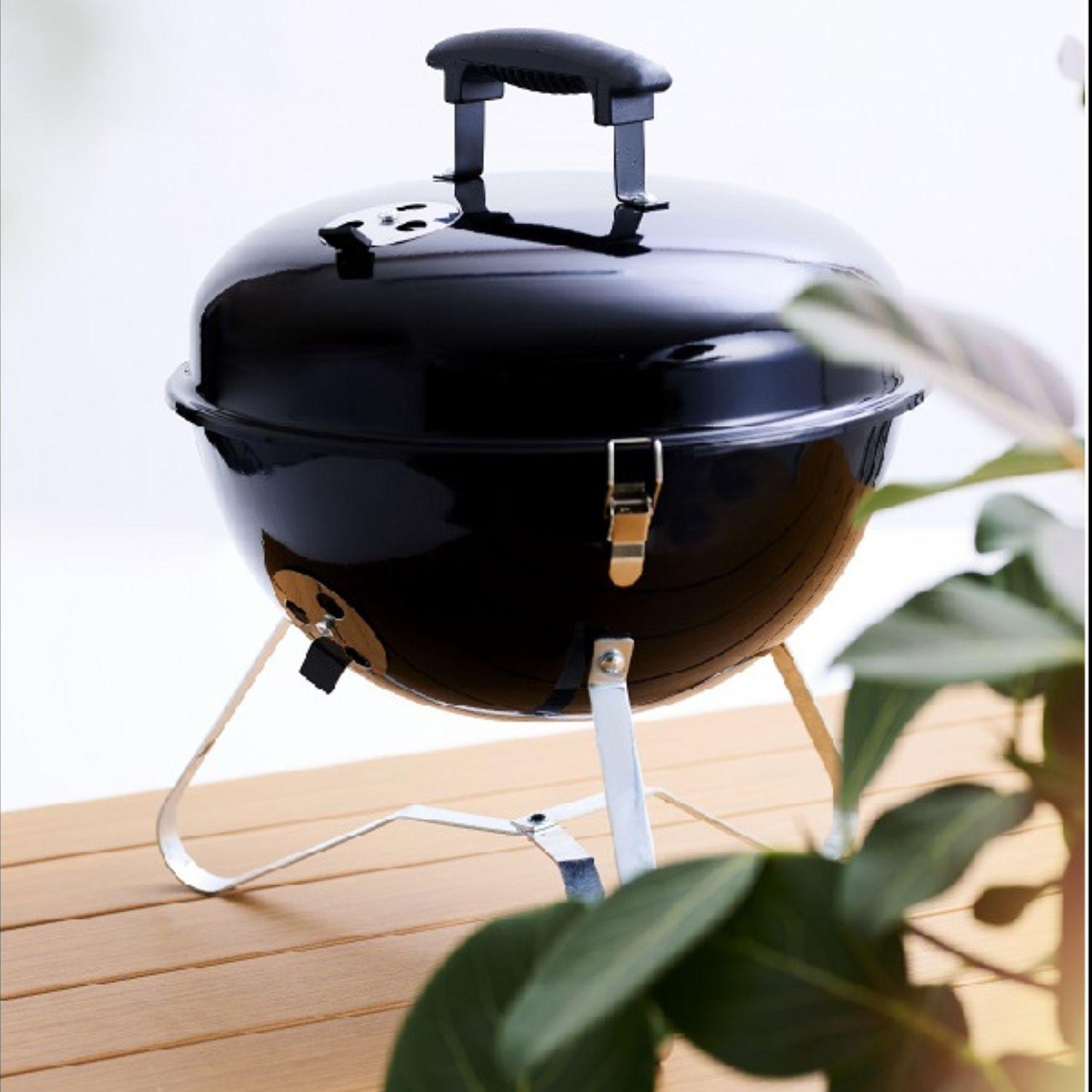 MINI PARRILLA A CARBON 37X40 CM NEGRO DANGRILL - 3