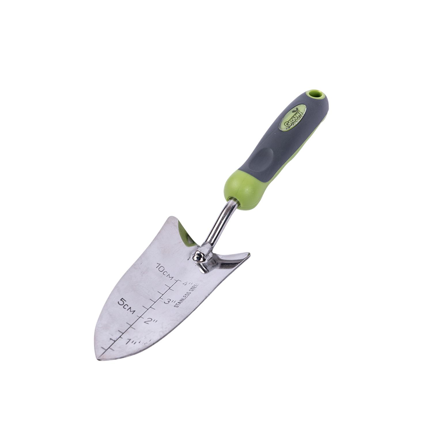 PALA JARDINERA CON MEDIDAS ACERO INOXIDABLE Y MANGO GROUW - 4