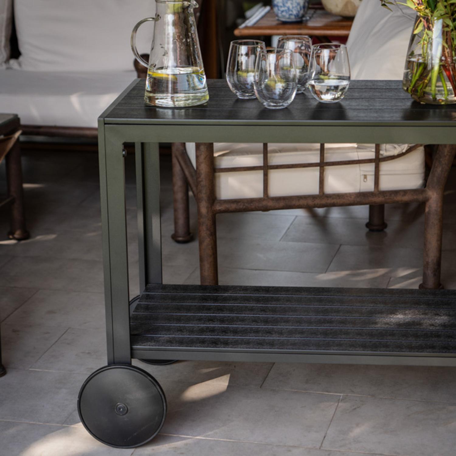 CARRO PARA TERRAZA NEGRO 90X45X74 CM DAY - 5