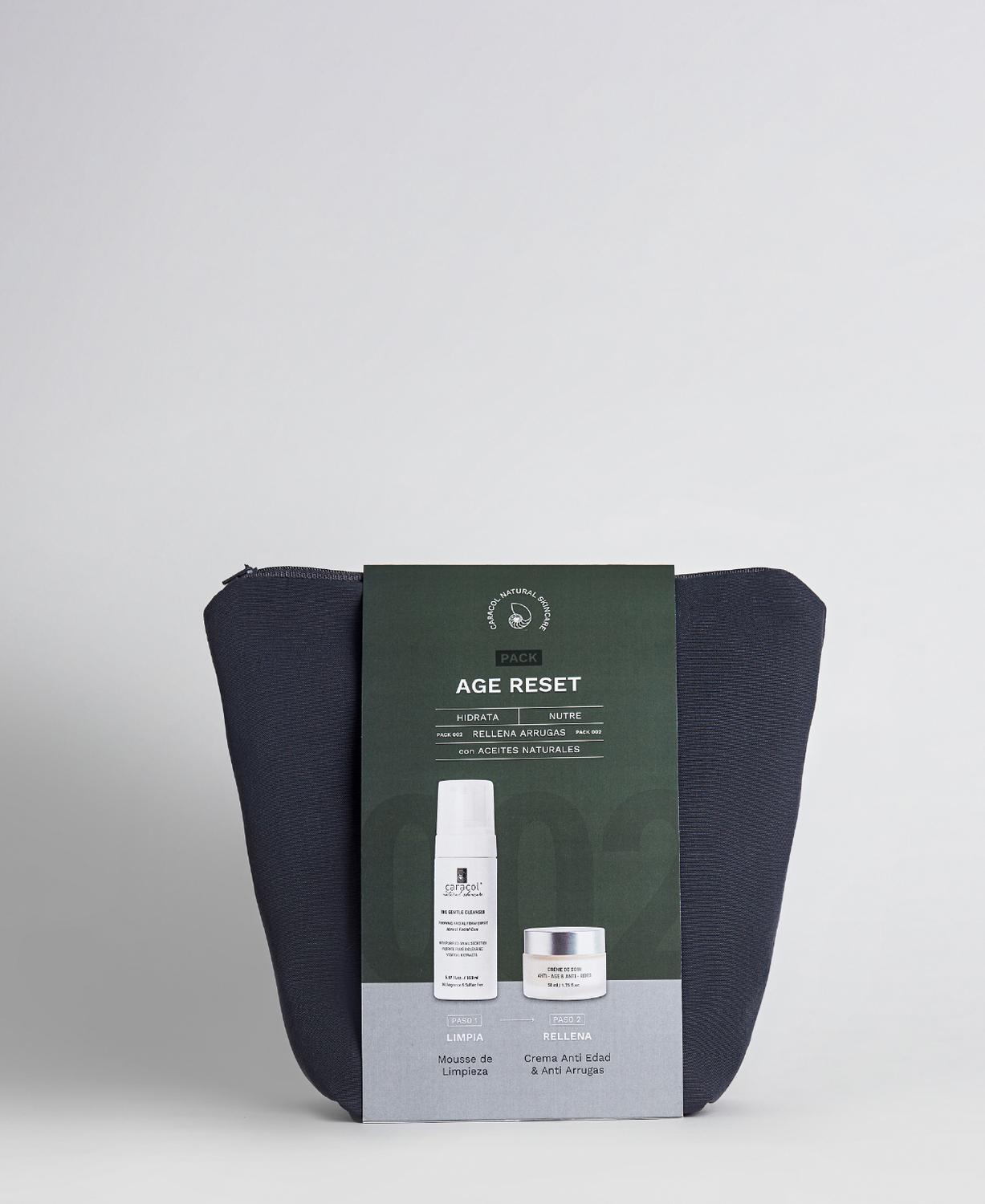 PACK HOMBRE - AGE RESET CARACOL NATURAL SKINCARE - 2