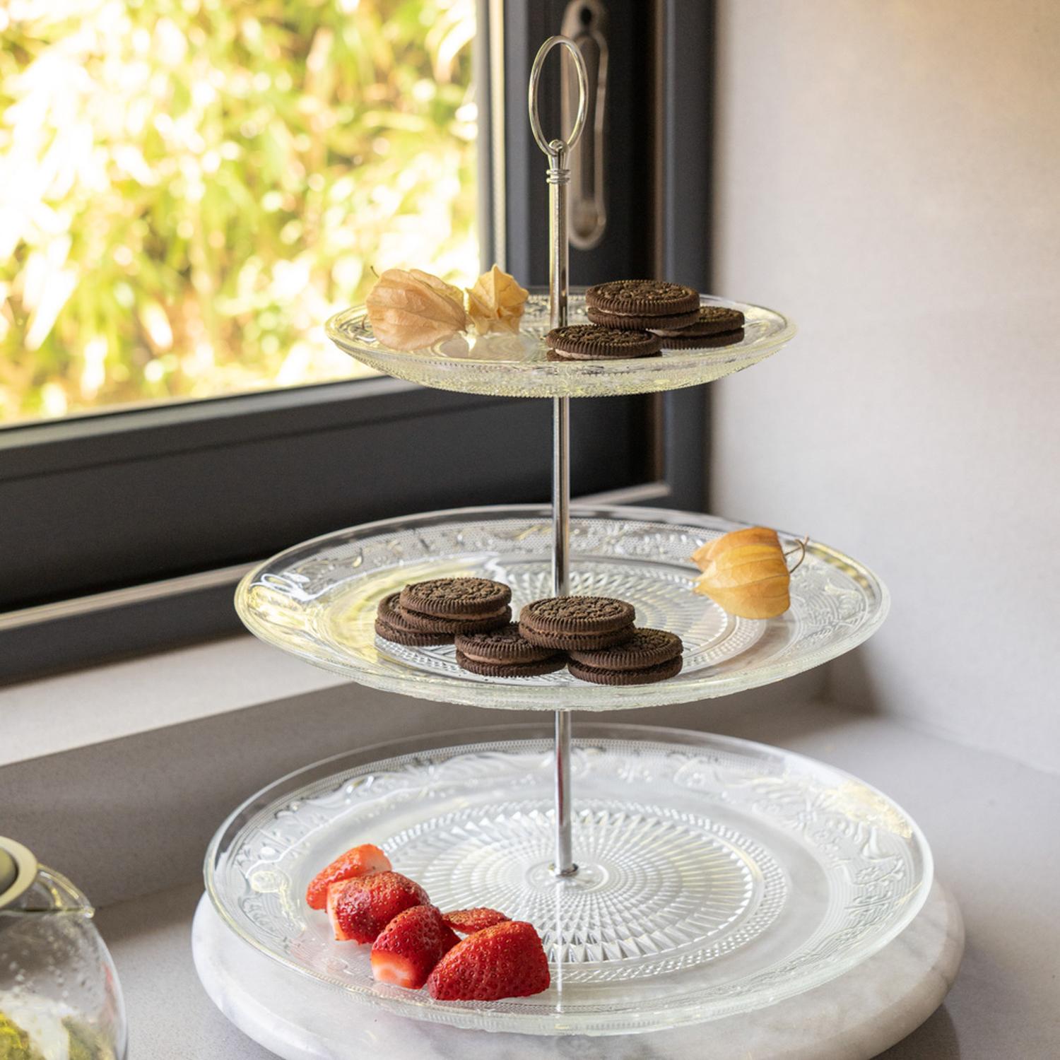 SOPORTE POSTRES RENAISSANCE 3 NIVELES SECRET DE GOURMET - 5