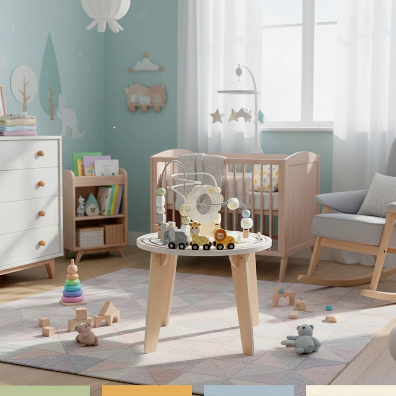 MESA INFANTIL APRENDIZAJE DIDACTICA 7 EN 1 MONTESSORI BANDU - 2