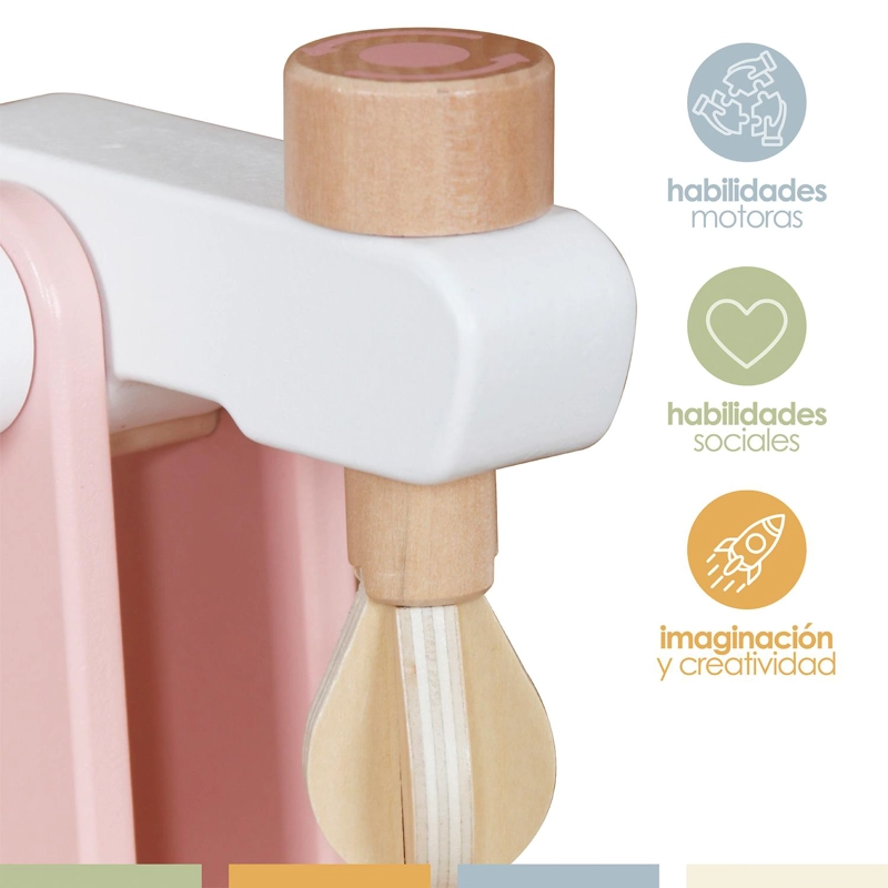 JUGUETE INFANTIL MINI ELECTRODOME STICOS COCINA MADERA BANDU - 5