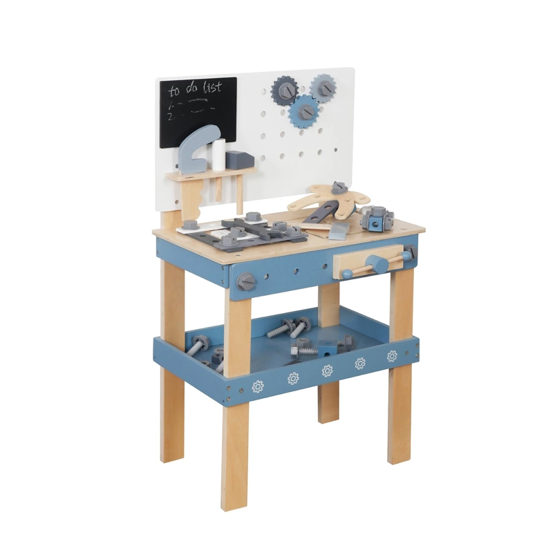 JUEGO DE CONSTRUCCION HERRAMIENTAS MADERA PARA NIÑOS BANDU - 1