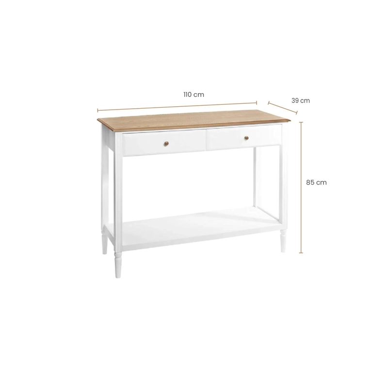 ARRIMO SOLEN BLANCO 110X40X85,5 CM ATMOSPHERA - 5