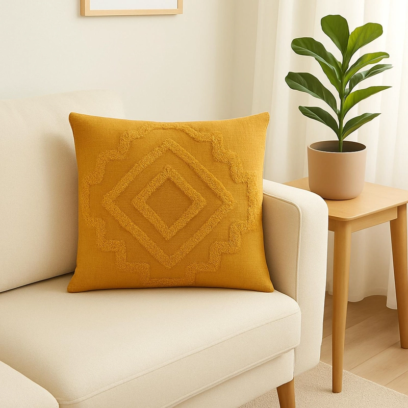 COJIN DECORATIVO DISEÑO INCA ALGODON Y POLIE STER ATMOSPHERA - 3