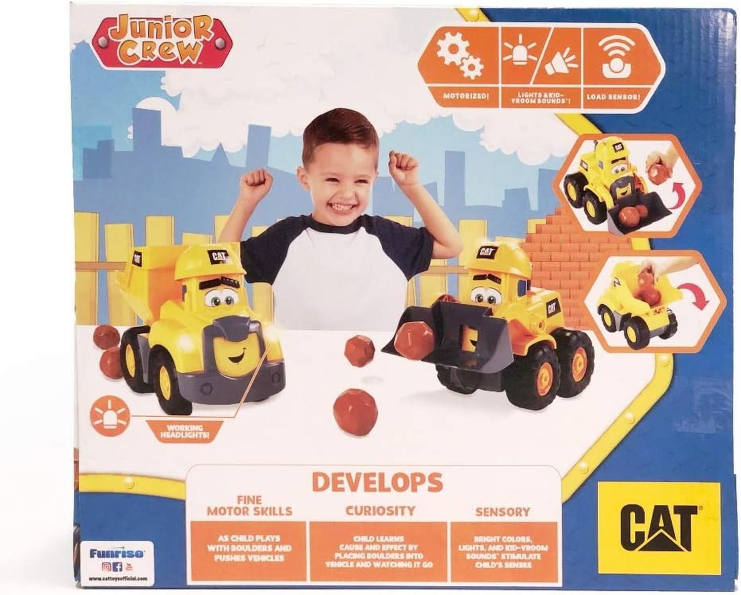 AUTO DE JUGUETE CONSTRUCCION JUNIOR CREW CAT - 2