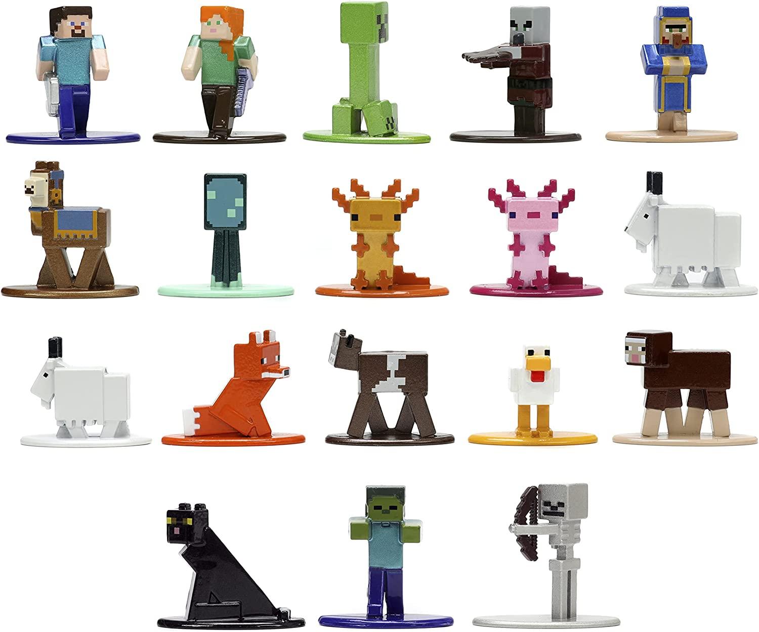 SET 18 FIGURAS MINECRAFT CAVES 4 CM JADA - 2