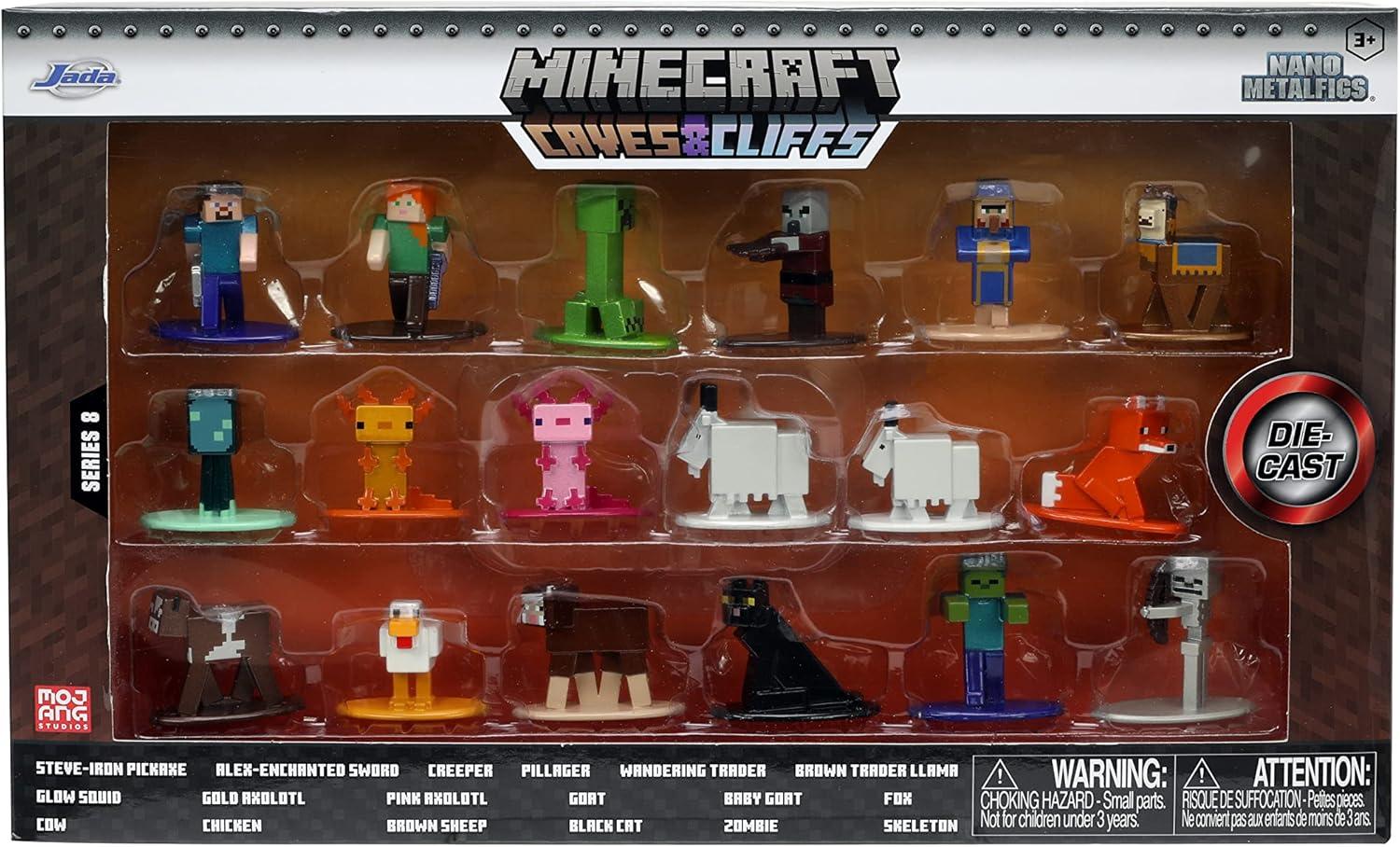 SET 18 FIGURAS MINECRAFT CAVES 4 CM JADA - 9