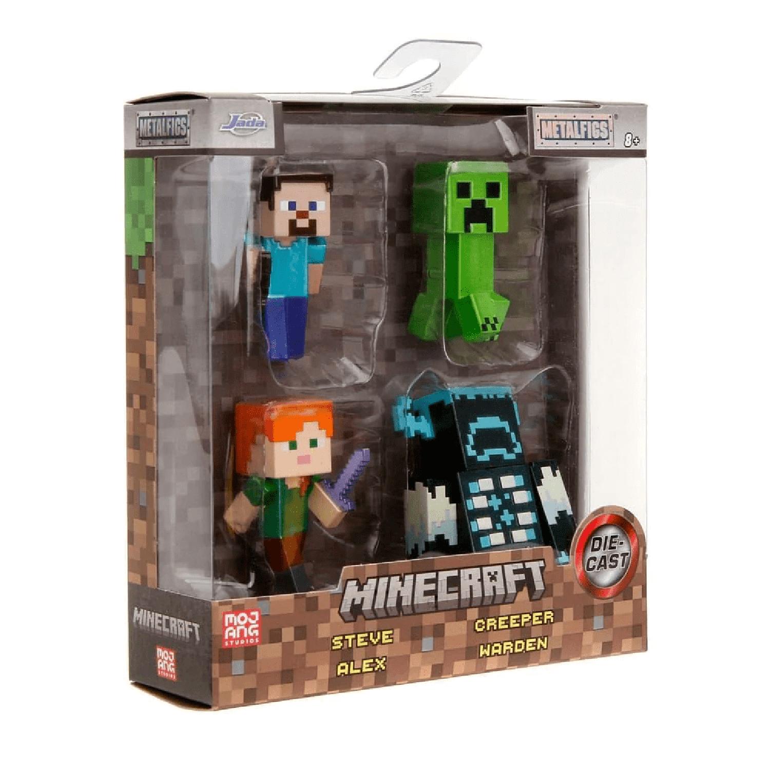 PACK 4 FIGURAS COLECCIONABLE MINECRAFT 9CM JADA - 5