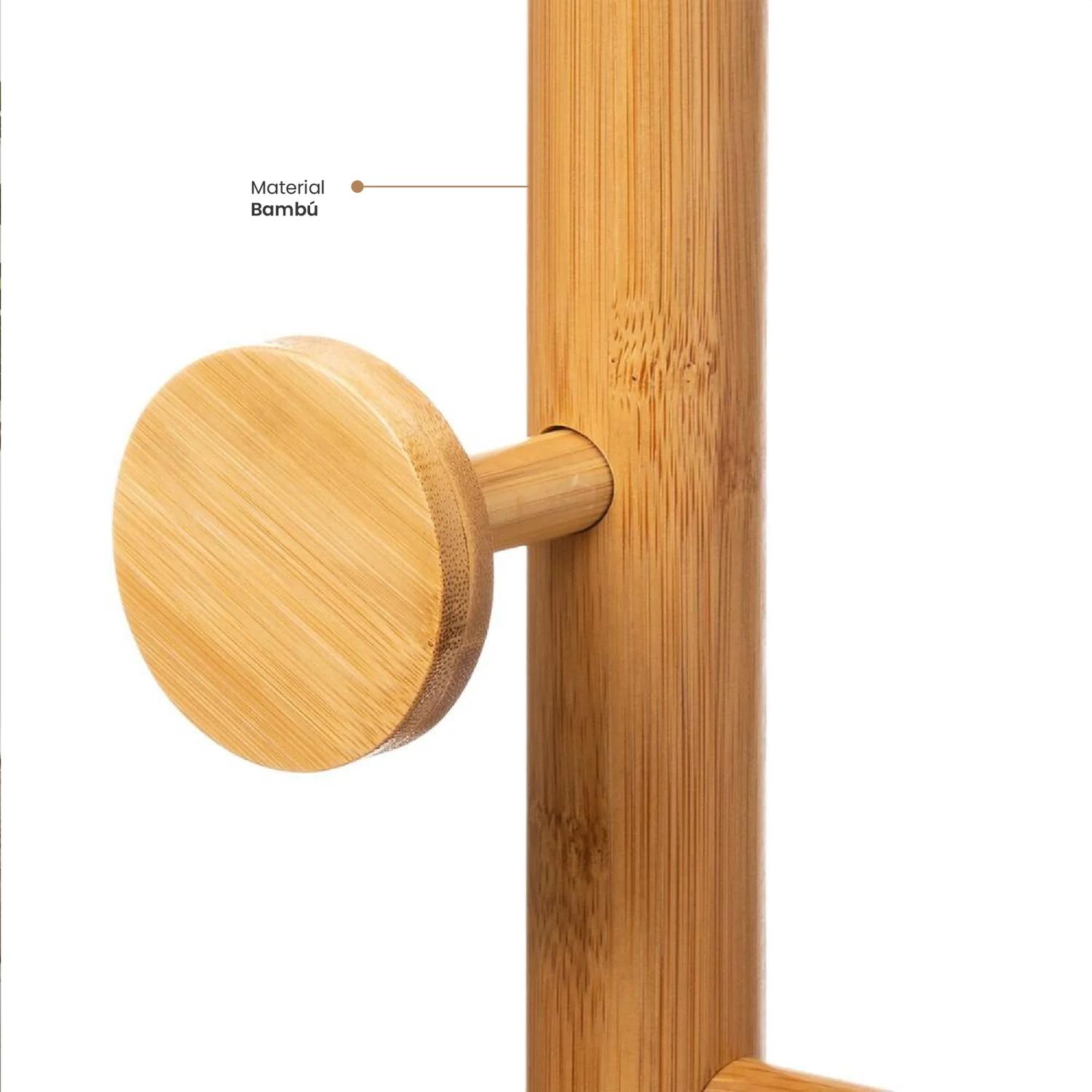 PERCHERO BAMBU 8 GANCHOS 175 CM ATMOSPHERA - 3