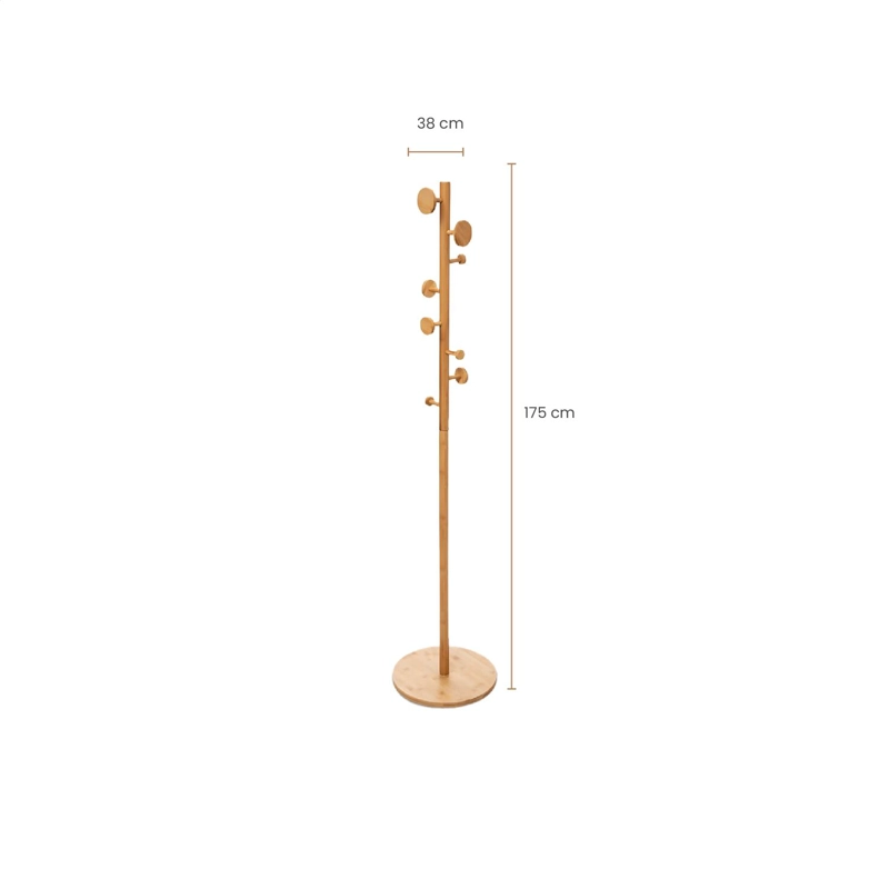 PERCHERO BAMBU 8 GANCHOS 175 CM ATMOSPHERA - 5