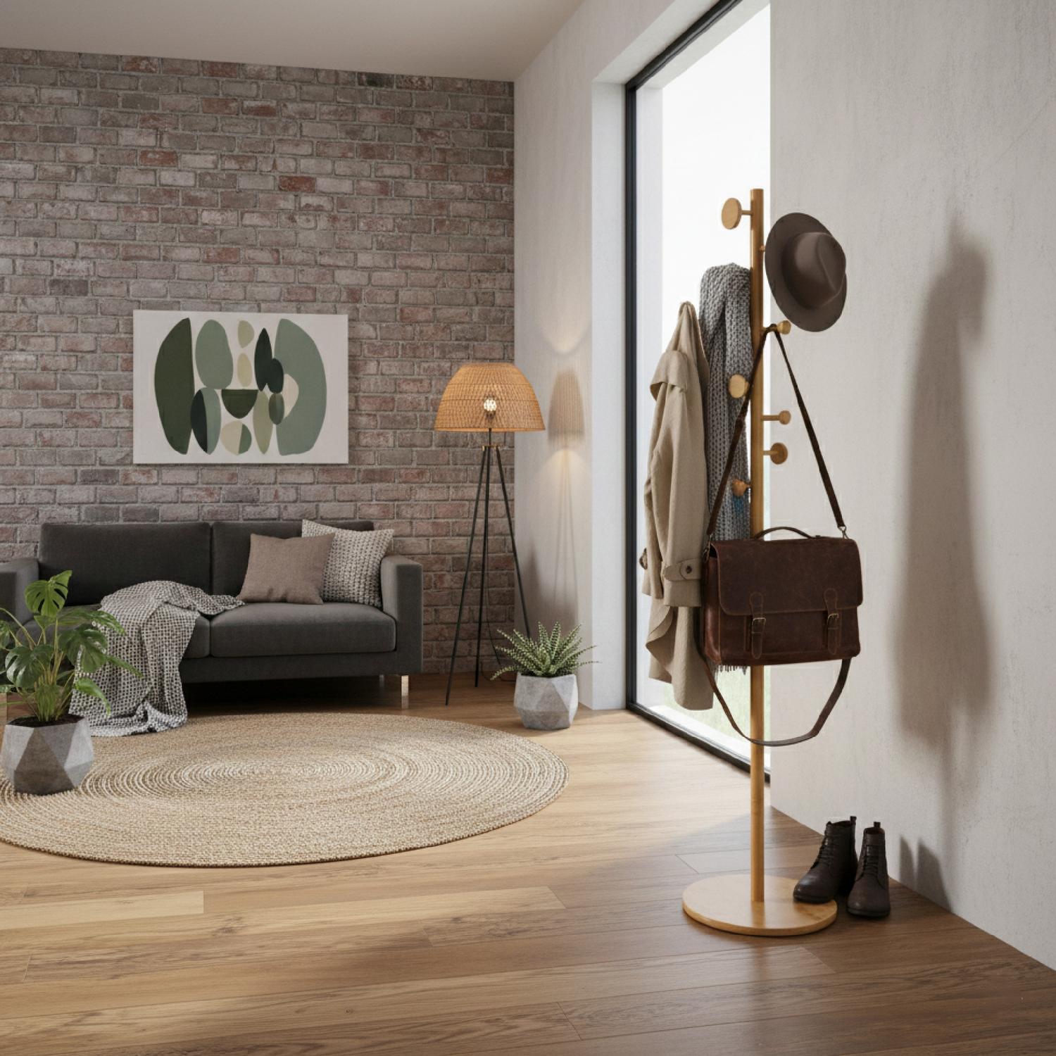 PERCHERO BAMBU 8 GANCHOS 175 CM ATMOSPHERA - 6