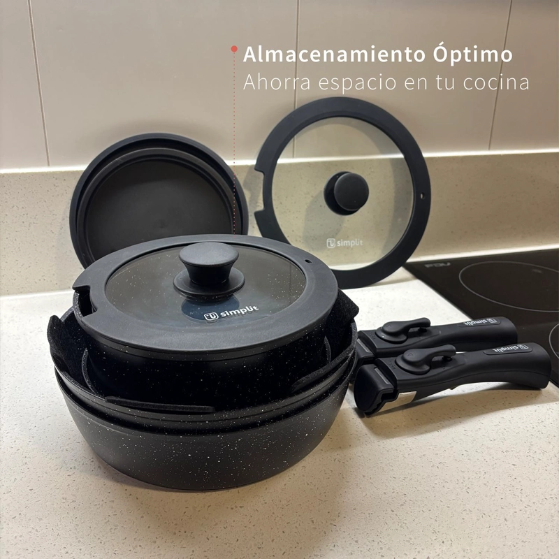 BATERIA COCINA OXFORD + SET 12 UTENSILIOS CALIPSO SIMPLIT - 2