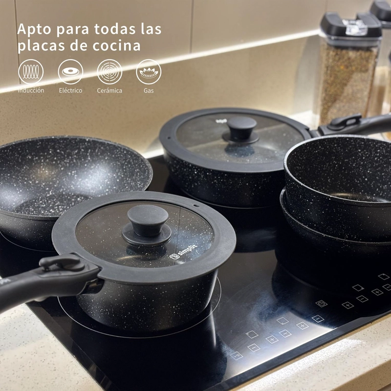 BATERIA COCINA OXFORD + SET 12 UTENSILIOS CALIPSO SIMPLIT - 4