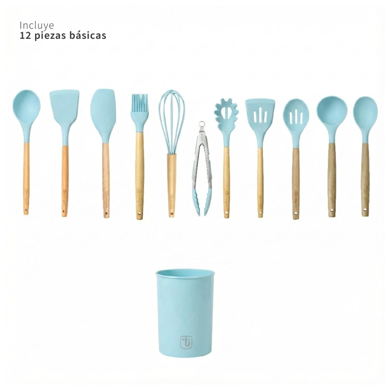 BATERIA COCINA OXFORD + SET 12 UTENSILIOS CALIPSO SIMPLIT - 7