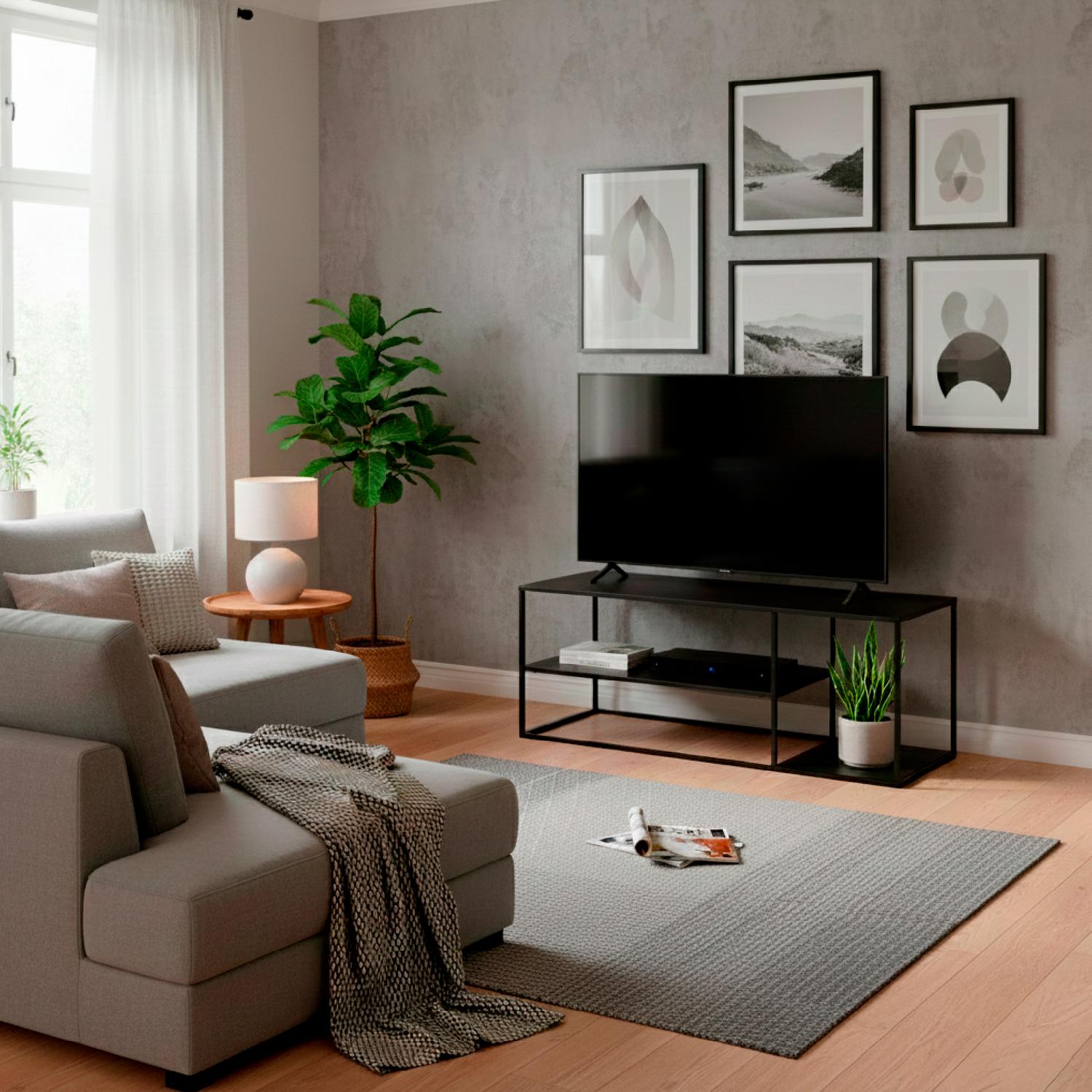 RACK TV ACERO GOTA 120X50X50 CM ATMOSPHERA - 2