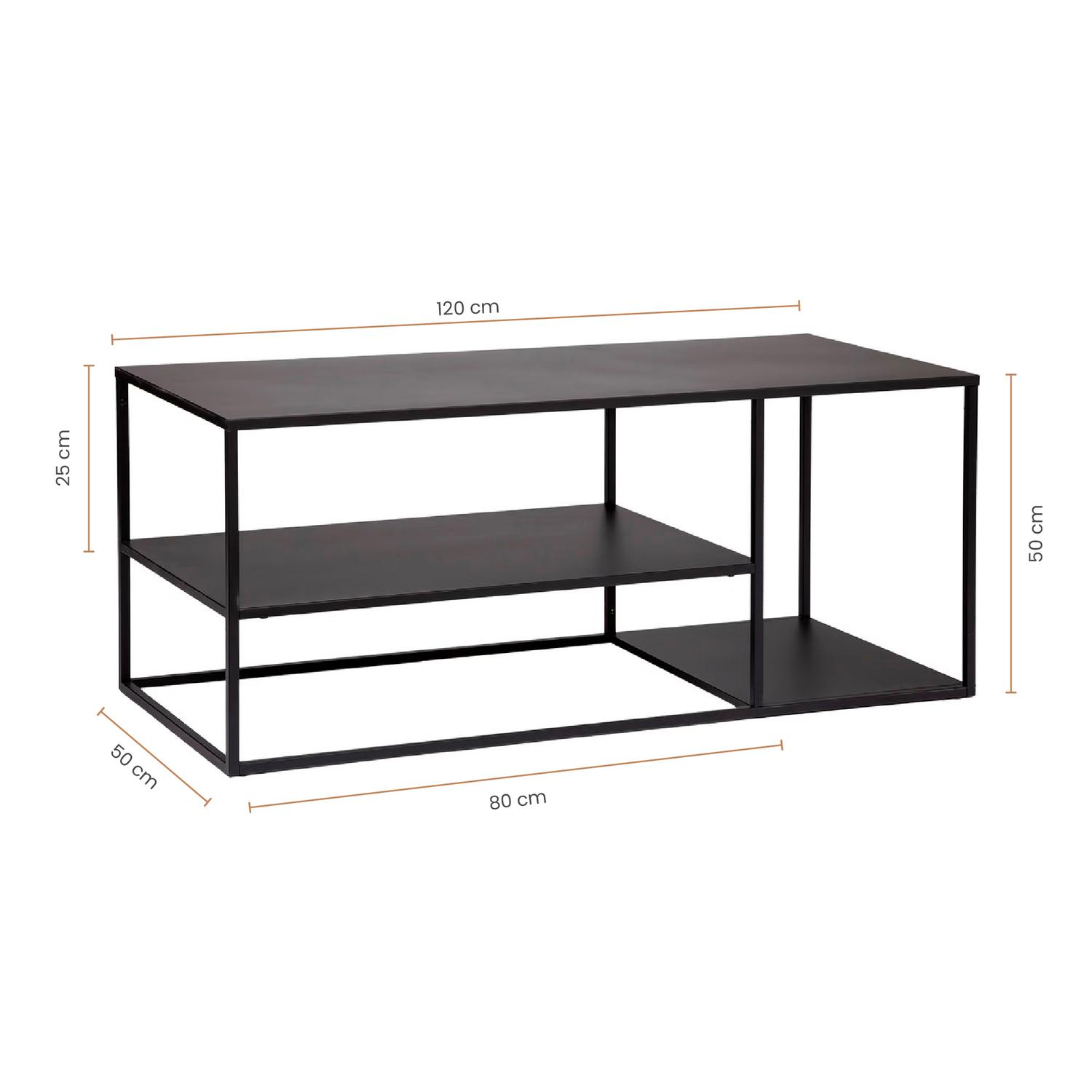 RACK TV ACERO GOTA 120X50X50 CM ATMOSPHERA - 6