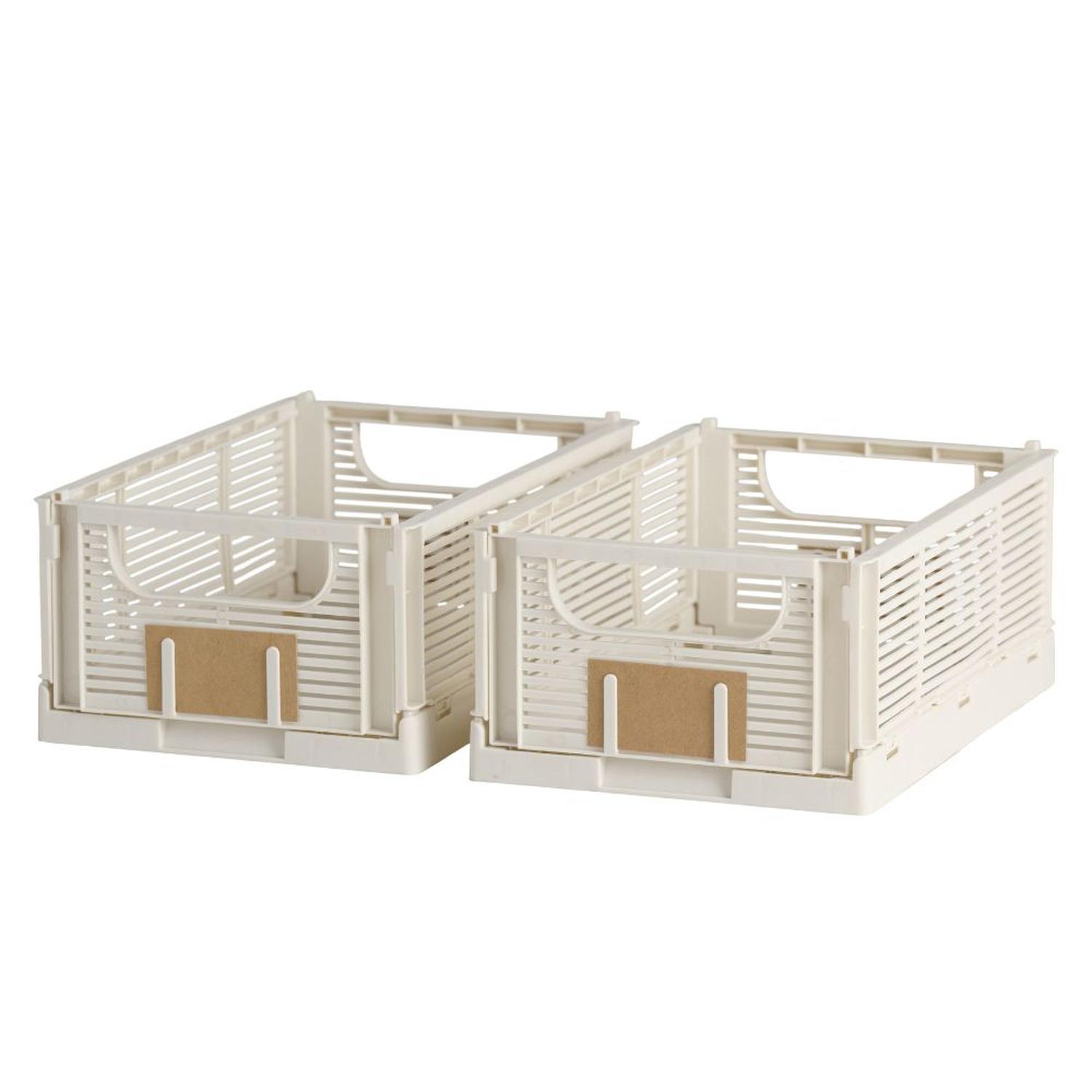 SET 2 CAJAS DE ALMACENAMIENTO PLEGABLE 25 X 17 X10 CM DAY - 1